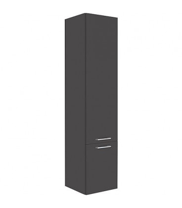 Armoire haute serie MAA 2 portes anthracite mat, butée à gauche 350x1585x370mm