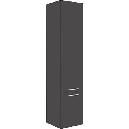 Armoire haute serie MAA 2 portes anthracite mat, butée à gauche 350x1585x370mm