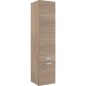 Armoire haute serie MAB 2 portes chêne, butée à gauche 350x1585x370mm