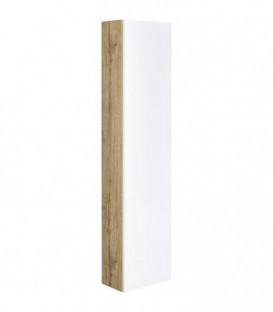 Colonne série MAF 1 porte blanc mat/ Asteiche réversible 350x1500x208mm