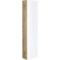 Colonne série MAF 1 porte blanc mat/ Asteiche réversible 350x1500x208mm