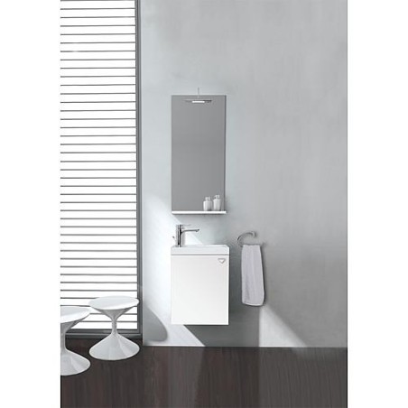 Kit meuble salle de bain ELYP série MAU blanc mat