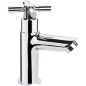 Robinet simple eau froide Comi chromé saillie 77mm