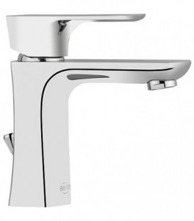 Mitigeur lavabo Ecol avec garn. d ecoulement chromee, Saillie 111mm