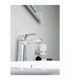 Mitigeur lavabo Ecol avec garn. d ecoulement chromee, Saillie 111mm