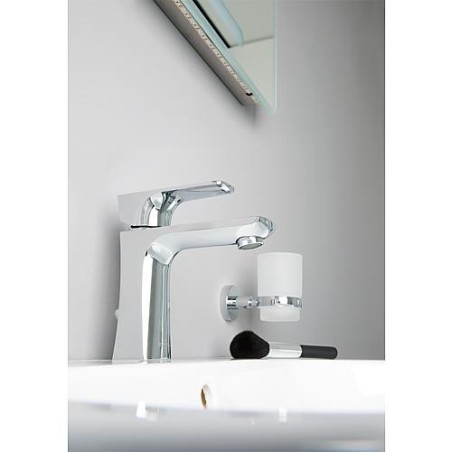 Mitigeur lavabo Ecol avec garn. d ecoulement chromee, Saillie 111mm