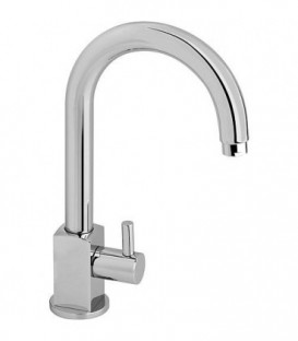 Robinet Salsa eau froide bec haut, entraxe 125mm chrome