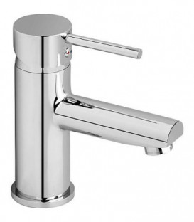 mitigeur lavabo SALSA chromé avec écoulement, avec DVGW SAillie 111 mm