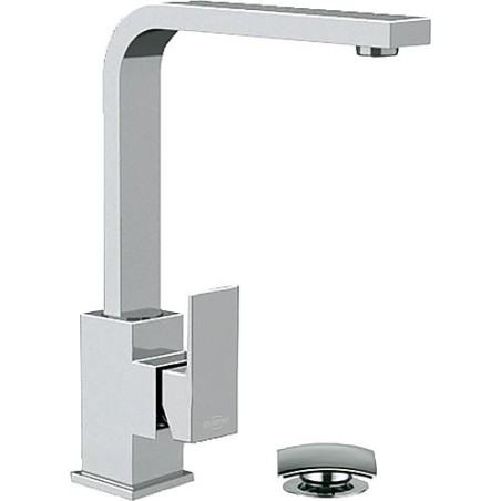 Mitigeur lavabo 1 poignée chromé SKYLINE bec 180m hauteur 280 mm orientable - garnit écoult click-clack