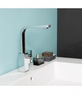 Mitigeur lavabo 1 poignée chromé SKYLINE bec 180m hauteur 280 mm orientable - garnit écoult click-clack