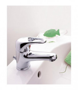 Mitigeur lavabo Top II avec levier ouvert et écoulement saillie 118mm