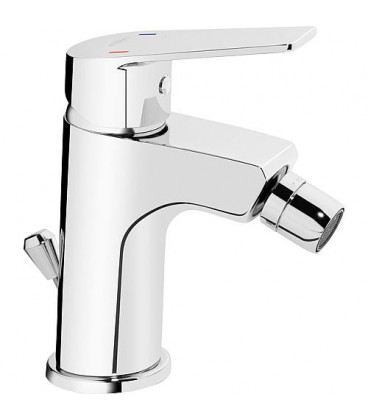 Mitigeur bidet Gastona chrome, avec garniture d'ecoulem. entraxe 96mm