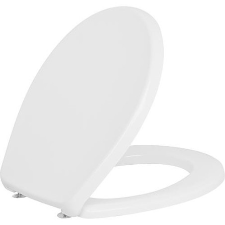 Abattant WC NEMO blanc duroplast - charniere inox lxHxP  :  383x49x460 mm