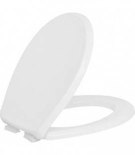 Abattant WC Nemo, blanc en Duroplast, Softclose lxhxp: 383x49x460mm