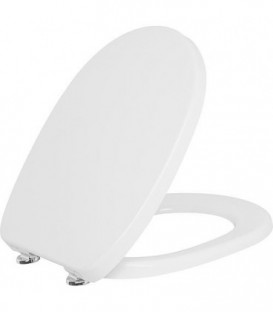 Abattant WC Twist avec Softclose en Duroplast, blanc, charnieres en laiton/plastique