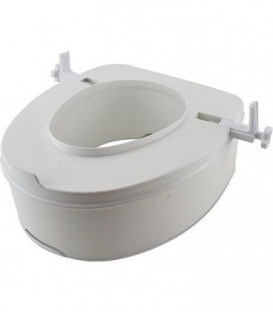 Rehausse WC Elga sans abattant, en PP, blanc hauteur 140mm