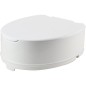 Rehausseur WC Elga avec abattant, en PP, blanc Hauteur 140mm