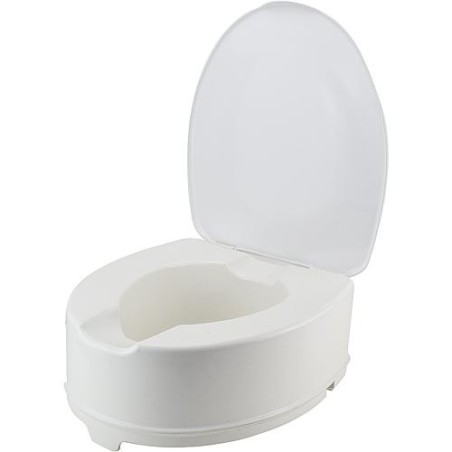 Rehausseur WC Elga avec abattant, en PP, blanc Hauteur 140mm