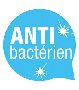 Siege de WC Twist Clean (INOX) antibacterien, fixation en acier inox blanc