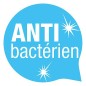 Siege de WC Twist Clean (INOX) antibacterien, fixation en acier inox blanc