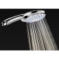 Douchette LED Luvia 1 jet, diametre : 135 mm chrome