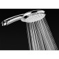 Douchette LED Luvia 1 jet, diametre : 135 mm chrome