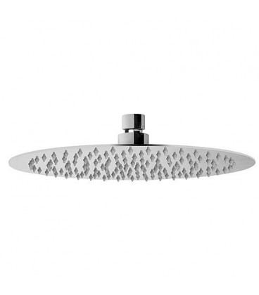 Tete de douche inox, poli ronde, diam. 300x2 mm