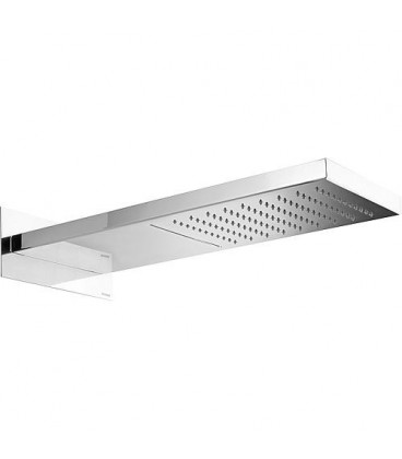 Tete de douche EILIS 2 jets, saillie 500 mm inox miroir - poli