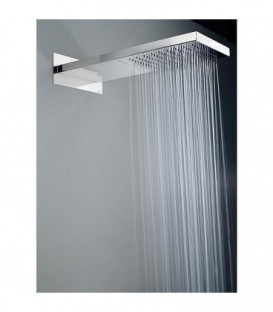 Tete de douche EILIS 2 jets, saillie 500 mm inox miroir - poli