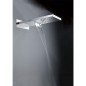 Tete de douche EILIS 2 jets, saillie 500 mm inox miroir - poli