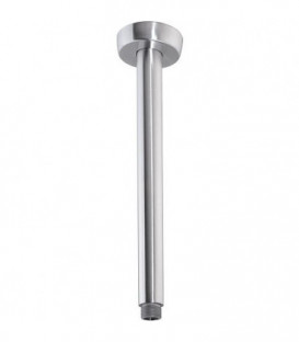 tube raccord plafond tete de douche DN 15(1/2") L : 300mm inox inox brossé