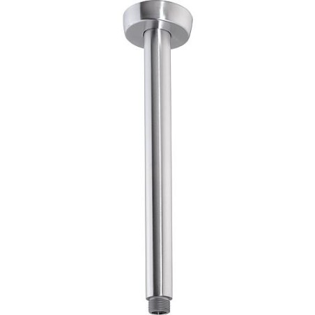 tube raccord plafond tete de douche DN 15(1/2") L : 300mm inox inox brossé