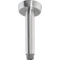 tube raccord plafond tete de douche L : 100mm inox inox brossé