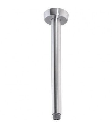 tube raccord plafond tete de douche DN15(1/2") L : 300mm inox inox poli