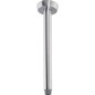 tube raccord plafond tete de douche DN15(1/2") L : 300mm inox inox poli