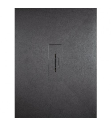 Receveur douche DOUFFINE PLYLITE gris, ecoulement 90mm 1200x35x900mm