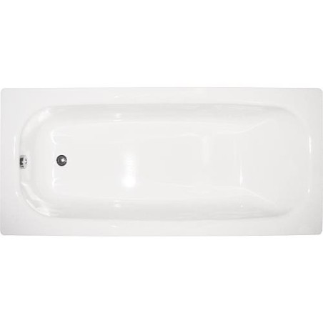 Baignoire RIGA lxHxP : 1800x410x800mm acier émaillé