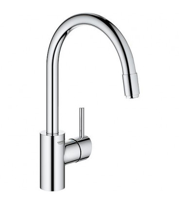 Mitigeur d'evier Grohe Concetto chrome, avec douchette extractible