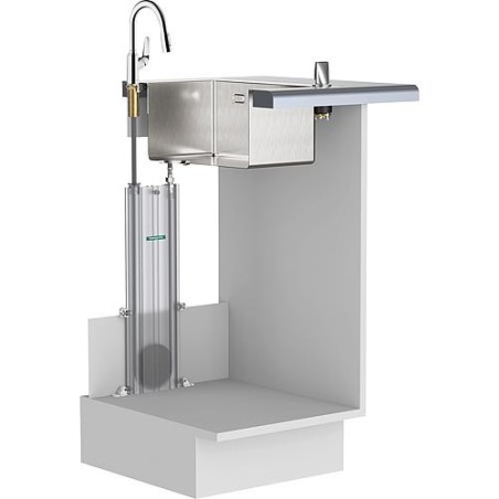 Mitigeur evier 180 Hansgrohe M4216-H180 avec douchette extratible + systeme S-Box