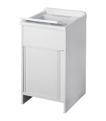 lave main avec meuble avec porte coulissante LxlxH: 450x500x850mm