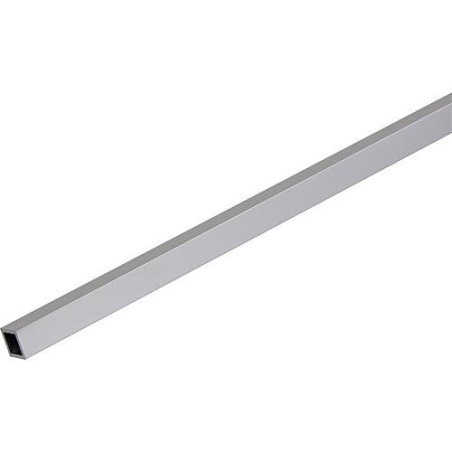 Barre de stabilisation, tube d'angle chrome brillant, tube 1000 mm 15 x 15 mm