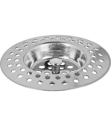 Tamis d'ecoulement en inox Soupape d'ecoulement douche-baignoire 1 1/2'' de dessus diam. 70 mm