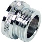 Reduction laiton chrome femelle M22X1 sur male 1/2"