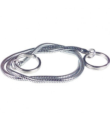 chaine sepentin bilateral avec bague de securite 50 cm convient pour baignoir chromee