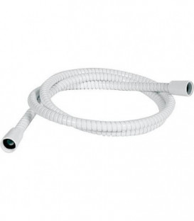 Flexible de douche DN 15-200 cm Powerflex (anti-flambage) blanc bilateral 1/2"- cone ABS"