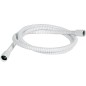 Flexible de douche DN 15-200 cm Powerflex (anti-flambage) blanc bilateral 1/2"- cone ABS"