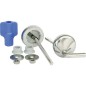 Charnieres en inox VARIO pour siege de WC Twist Clean (INOX)