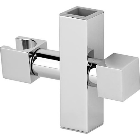 Glisseur de douchette pour 93 726 44, kit colonne de douche CUBE, 20 x 20 mm