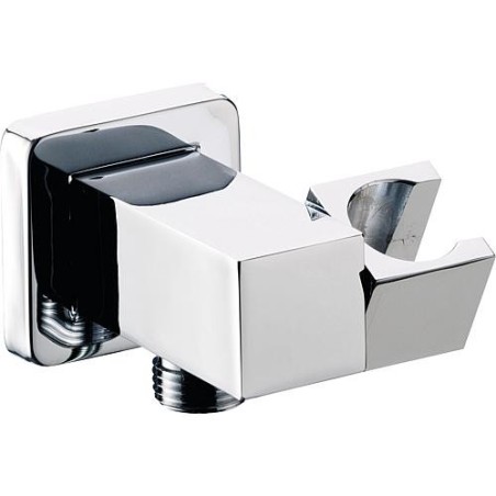 Coude de raccordement A E 002 BAC (SKYLINE) carré avec support de douche