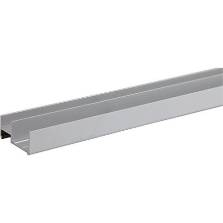 rail de rallonge 20mm alu, argent mat